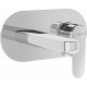 Смеситель для раковины VitrA Root Round A42721EXP хром однорычажный, длина излива 17 см