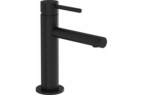 Смеситель для раковины VitrA Origin A4255636 матовый черный однорычажный, высота излива 11.6 см