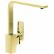 Смеситель для кухни VitrA Root Square A4275323EXP золото однорычажный, длина излива 21 см