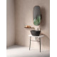 Раковина VitrA Plural 7811B483-0016 высокая, матовая чёрная, квадратная, цвет черный