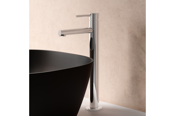 Раковина VitrA Plural 7811B483-0016 высокая, матовая чёрная, квадратная, цвет черный