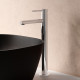 Раковина VitrA Plural 7811B483-0016 высокая, матовая чёрная, квадратная, цвет черный
