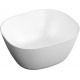 Раковина VitrA Plural 7811B401-0016 высокая, матовая белая, квадратная, цвет белый