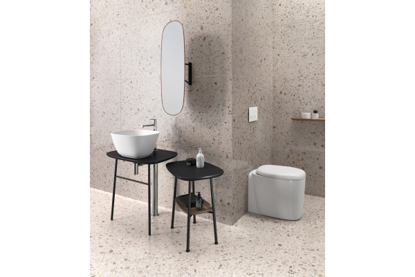 Раковина VitrA Plural 7811B401-0016 высокая, матовая белая, квадратная, цвет белый