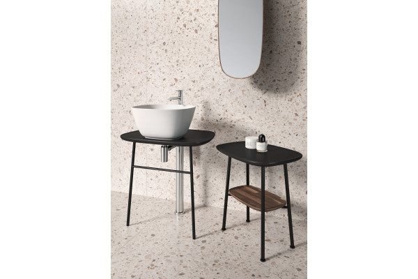Раковина VitrA Plural 7811B401-0016 высокая, матовая белая, квадратная, цвет белый