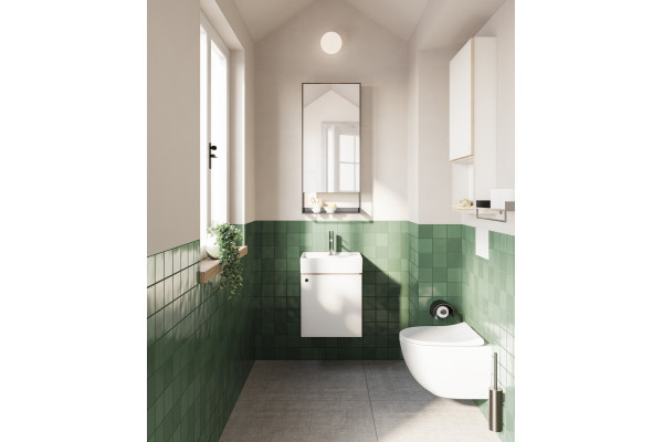 Раковина VitrA Archiplan 7400B003-0001 45 см прямоугольная, цвет белый