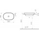 Раковина VitrA Frame 5652B403-0016 овальная, цвет белый