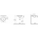 Раковина VitrA S20 5466B003-0001 круглая, цвет белый