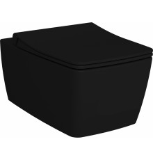 Унитаз подвесной VitrA Metropole 7672B083-0101 матовый черный 36x56 см