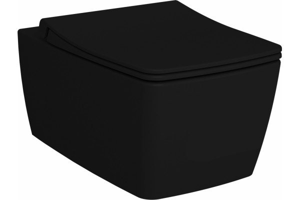 Унитаз подвесной VitrA Metropole 7672B083-0101 матовый черный 36x56 см