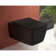 Унитаз подвесной VitrA Metropole 7672B083-0101 матовый черный 36x56 см