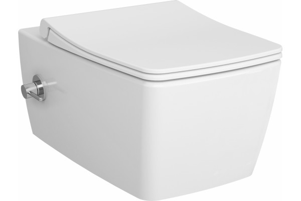 Унитаз подвесной VitrA Metropole 7672B003-1684 с функцией биде, белый, 36x56 см