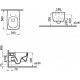 Унитаз подвесной VitrA Metropole 7672B003-0075 белый 36x56 см
