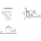 Унитаз подвесной VitrA Integra Square 7082B003-0075 белый, 36.5x54.5 см