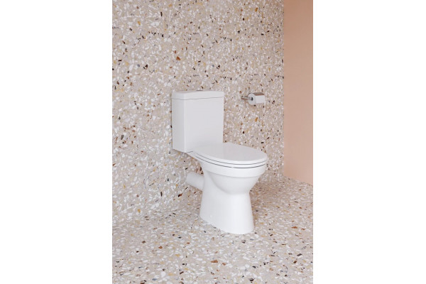 Унитаз-компакт VitrA S10 9822B003-7204 с микролифтом, белый, 38x64.5 см