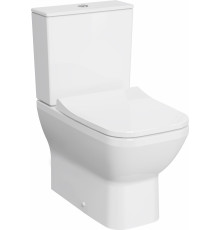 Унитаз-компакт VitrA Integra Square 9833B003-7204 с микролифтом, белый, 40x62 см