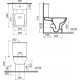Унитаз-компакт VitrA Integra Square 9833B003-7204 с микролифтом, белый, 40x62 см