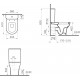 Унитаз-компакт VitrA Zentrum 9012B003-7226 с биде и микролифтом, белый, 38x61 см