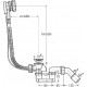 Слив-перелив VitrA Syphon 59970013000 полуавтомат хром