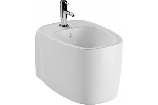 Биде подвесное VitrA Plural 7831B401-0288 матовое белое цвет белый, овальное, 36x54.5 см
