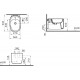 Биде подвесное VitrA Plural 7831B401-0288 матовое белое цвет белый, овальное, 36x54.5 см