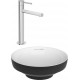 Комплект Раковина VitrA Water jewels 4334B097 круглая + Смеситель VitrA Origin для раковины