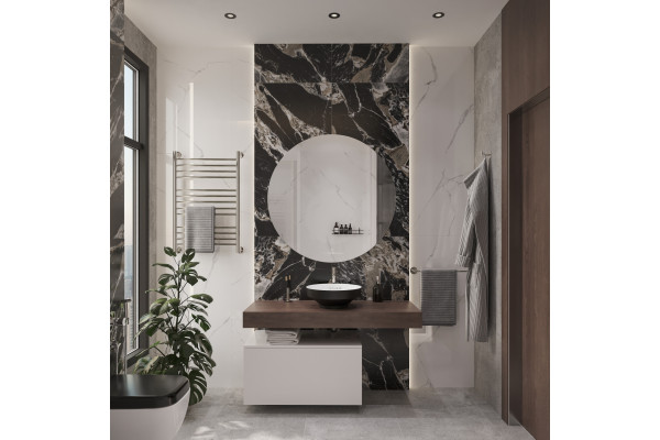 Комплект Раковина VitrA Water jewels 4334B097 круглая + Смеситель VitrA Origin для раковины