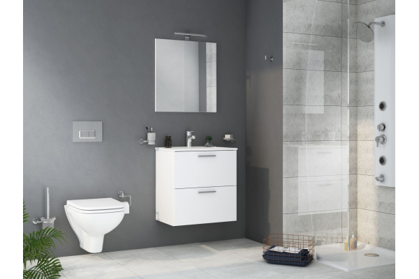 Душевая панель VitrA Move A45811 белая цвет белый, штанга 140 см, шланг 120 см