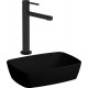 Комплект Раковина VitrA Shift 7075B083 черная + Смеситель VitrA Origin для раковины