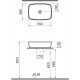 Комплект Раковина VitrA Shift 7075B083 черная + Смеситель VitrA Origin для раковины