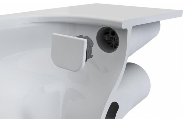 Унитаз-компакт VitrA Zentrum Open-back 9824B003-7207 безободковый белый, овальный, 38x61 см
