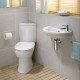 Унитаз-компакт VitrA Arkitekt 9754B003-7201 белый, овальный, 37.5x76 см