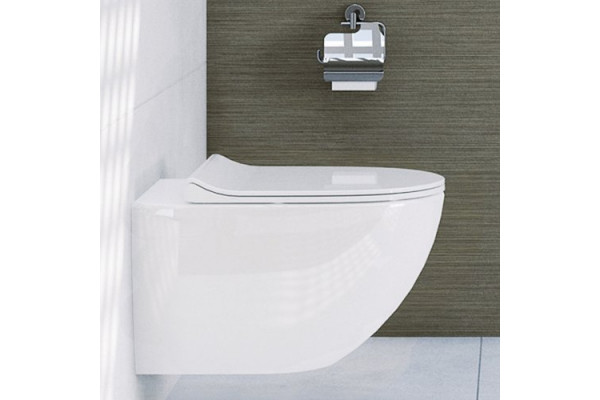 Унитаз подвесной VitrA Sento 7748В003-0075 белый, овальный, 36.5x54 см