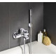 Смеситель VitrA Flo S для ванны с душем, однорычажный, хром, длина излива 16.5 см