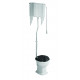 Чаша для унитаза с высоким бачком VitrA Efes , белый, овальный, 35.5x67 см