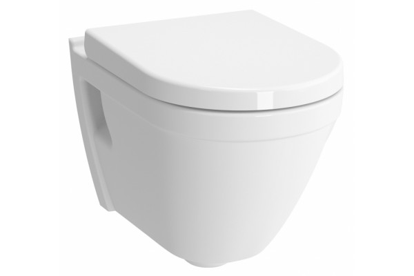 Унитаз подвесной VitrA S50  белый, овальный, антивсплеск, 36x52 см