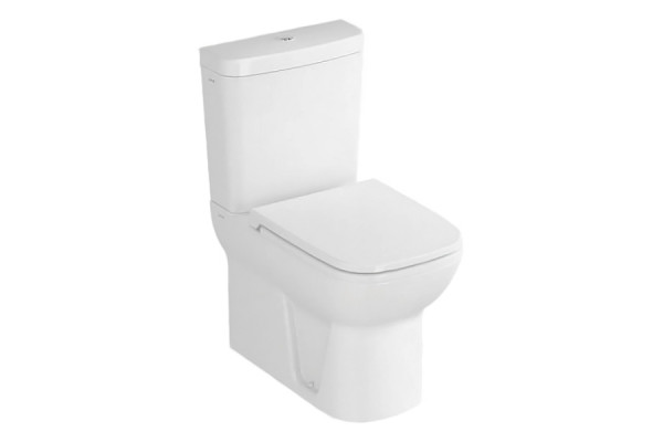 Унитаз-компакт VitrA S20  белый, овальный, антивсплеск, 40x61.5 см