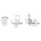 Унитаз-компакт VitrA S20  белый, овальный, антивсплеск, 40x61.5 см