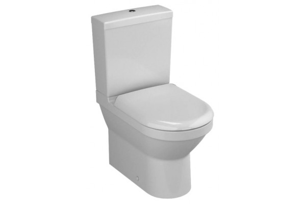 Унитаз напольный VitrA S50  белый, овальный, антивсплеск, 35.5x60 см