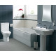 Унитаз напольный VitrA S50  белый, овальный, антивсплеск, 35.5x60 см