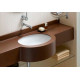 Раковина VitrA Arkitekt 6069B003 встраиваемая цвет белый, овальная