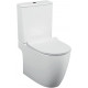 Унитаз-компакт VitrA Sento Open-Back 9830B003-7204 безободковый белый, овальный, 38.5x65 см