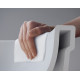 Унитаз-компакт VitrA Sento Open-Back 9830B003-7204 безободковый белый, овальный, 38.5x65 см