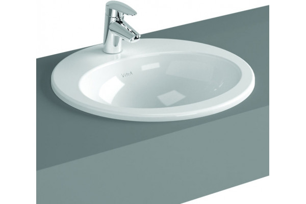 Раковина VitrA S20 5468B003-0001 цвет белый, на столешницу, овальная