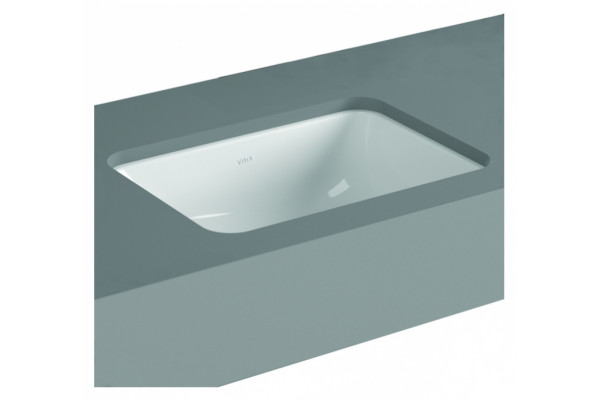 Раковина VitrA S20  цвет белый, прямоугольная, с переливом