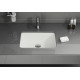 Раковина VitrA S20  цвет белый, прямоугольная, с переливом