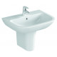 Раковина VitrA S20 5503B003 цвет белый, полукруглая, с переливом