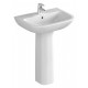Раковина VitrA S20 5503B003 цвет белый, полукруглая, с переливом