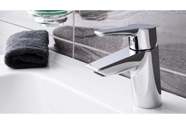 Смеситель VitrA Solid S для раковины однорычажный, хром, высота излива 7.3 см