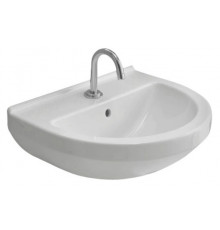 Раковина VitrA S50 5301B003 (55 см) цвет белый, полукруглая, с переливом